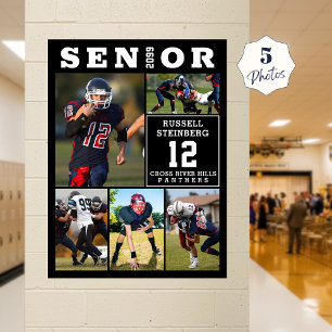 High School Sport Senior 5 Fotocollage Poster