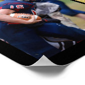 High School Sports Senior Night 6 Photo Collage Poster (Ecke)
