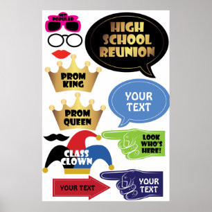 High School Wiedersehen Fotobooth Prophet Kit Poster