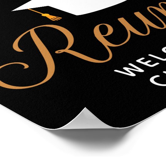 High School Wiedersehen Partys Custom Alumni Willk Poster (Ecke)