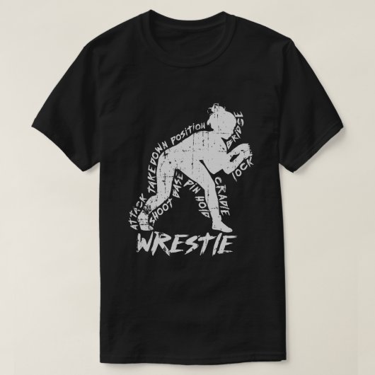 High School Wrestling Mama Vater Geschenk Wrestlin T-Shirt (Design vorne)