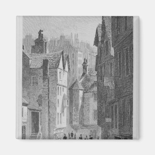 High School, Wynd, Edinburgh, graviert von Magnet (Vorne)