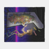 “High Score” Fleece Blanket (Vorderseite (Horizontal))