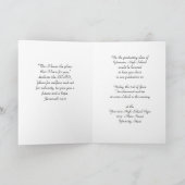 High Shool Graduation Einladung (Innenseite)