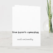 High Shool Graduation Einladung (Rückseite)