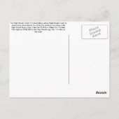 High Shows Falls Postcard Postkarte (Rückseite)