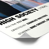 High Society 1956 Alternative Film Poster (Ecke)