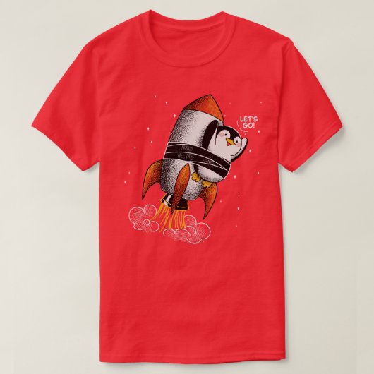 High Speed Pinguin Lasse Go by Tobe Fonseca T-Shirt (Design vorne)
