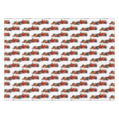 High speed racing cars cartoon illustration tischdecke (Vorderseite (Horizontal))
