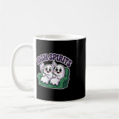High Spirits Funny Ghost Weed Halloween Spaß Kaffeetasse (Links)