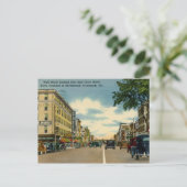 High St, Portsmouth, VA Vintag Postkarte (Stehend Vorderseite)