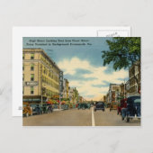 High St, Portsmouth, VA Vintag Postkarte (Vorne/Hinten)