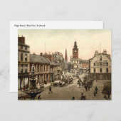 High Street, Dumfries, Schottland Postkarte (Vorne/Hinten)