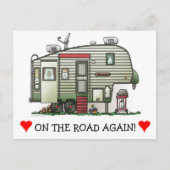 High Tech 5th Wheel Postkarte (Vorderseite)