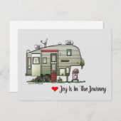 High Tech 5th Wheel Postkarte (Vorne/Hinten)