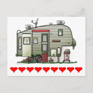 High Tech 5th Wheel Postkarte