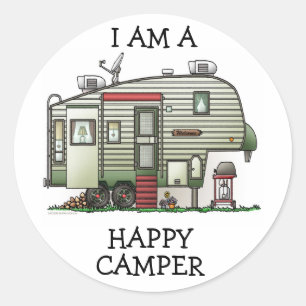 High Tech 5th Wheel Runder Aufkleber