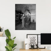 High Tech an der Wall Street, 1928 Poster (Heimbüro)