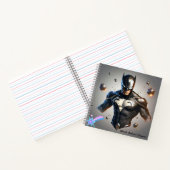 "High-Tech-Anzug Channels Power" Notizblock (Innenseite)