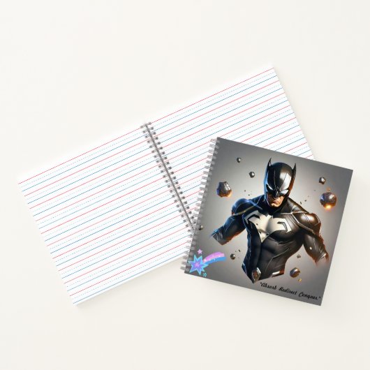 "High-Tech-Anzug Channels Power" Notizblock (Innenseite)