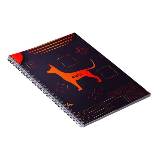 High Tech Maßgeschneiderter Hund Notizblock (Rechte Seite)