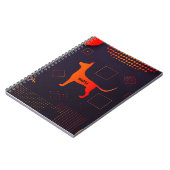 High Tech Maßgeschneiderter Hund Notizblock (Linke Seite)