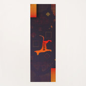 High Tech Maßgeschneiderter Hund Yogamatte (Vorderseite)