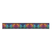 High Tech Rainbow Circuit Board Ribbon Ripsband (Vorderseite)