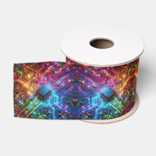 High-Tech-Regenbogen-Schaltplatinenband Ripsband