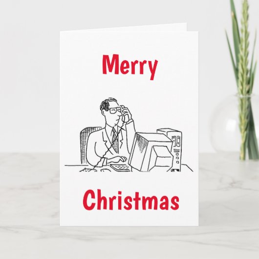 ****HIGH TECH**** WEIHNACHTSWÜNSCHE KARTE (Vorderseite)