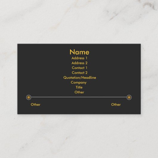 High Tech X Business Card Visitenkarte (Vorderseite)