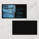 High-Teche Digital-Erdtechnologie-Visitenkarte Visitenkarte (Vorne/Hinten)