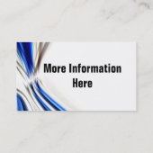 High-Teche Entwurfs-Visitenkarten Visitenkarte (Rückseite)