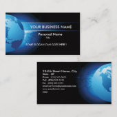 High-Teche Geschäfts-Konzept-Visitenkarte Visitenkarte (Vorne/Hinten)