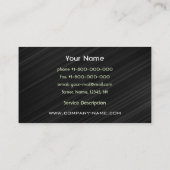 High-Teche Visitenkarte (Rückseite)