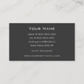 High-Teche Visitenkarte (Rückseite)