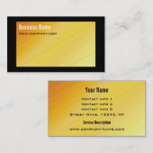 High-Teche Visitenkarte (Vorne/Hinten)