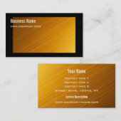 High-Teche Visitenkarte (Vorne/Hinten)