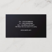 High-Teche Visitenkarte (Rückseite)