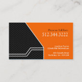 High-Teche Visitenkarten Visitenkarte (Rückseite)