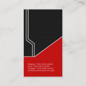 High-Teche Visitenkarten Visitenkarte (Rückseite)