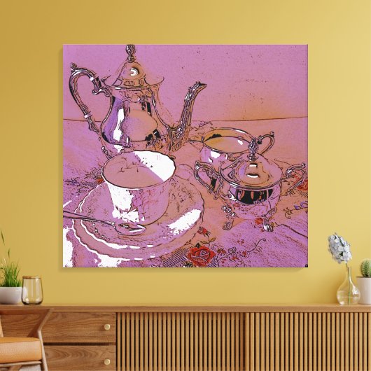 High Tee Leinwanddruck (Insitu (Wohnzimmer))