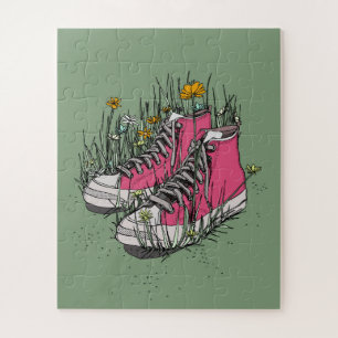 High Top Vintage-Sneaker Puzzle