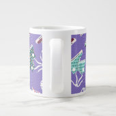 High Tops Fun farbenfrohe Sneaker Art Muster Jumbo-Tasse (Rückseite)