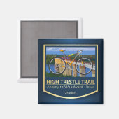High Trestle Trail (Bike2) Magnet (Vorderseite/Rückseite)