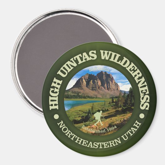 High Uintas Wilderness Magnet (Vorderseite/Rückseite)