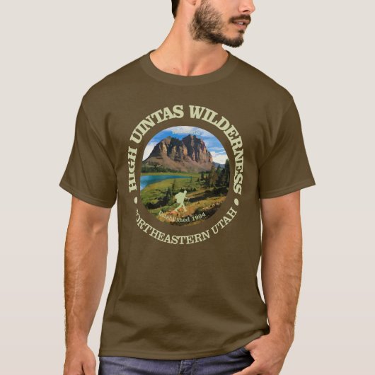 High Uintas Wilderness T-Shirt (Vorderseite)