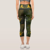 High Waisted Capri Leggings – Flowers for the Soul (Rückseite)
