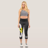 High-waisted capri pants, positive energy leggings (Vorderseite)