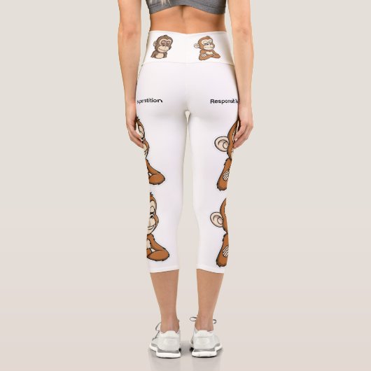 High Waisted Capris (Rückseite)